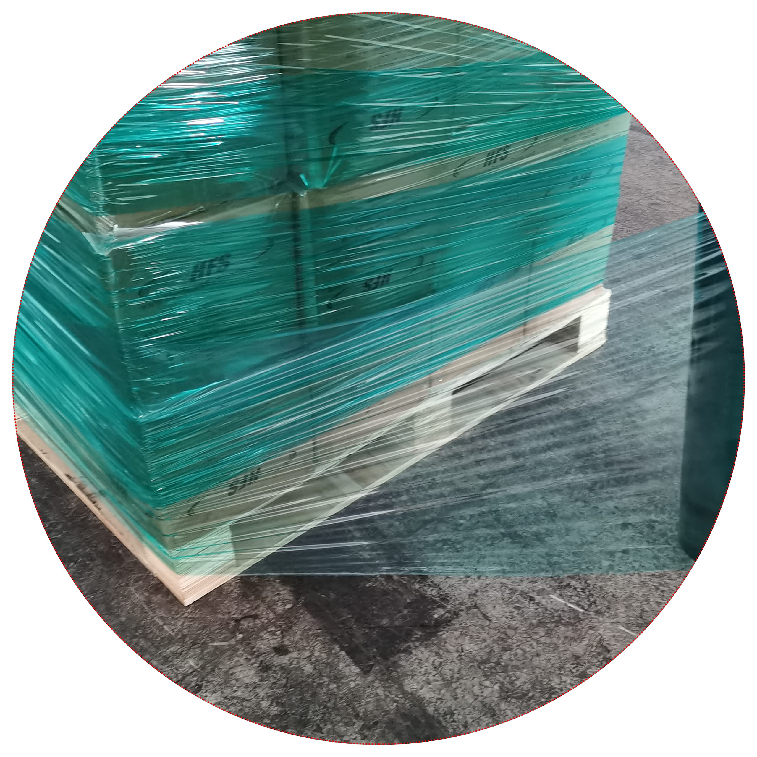 HFS(R) 18IN x 1000 FT 4 Roll/Pack -87 Gauge 22 Microns Stretch Moving & Packing Wrap Industrial Strength Green Plastic Pallet Shrink Film Ideal for Furniture, Boxes, Pallets - Image 4