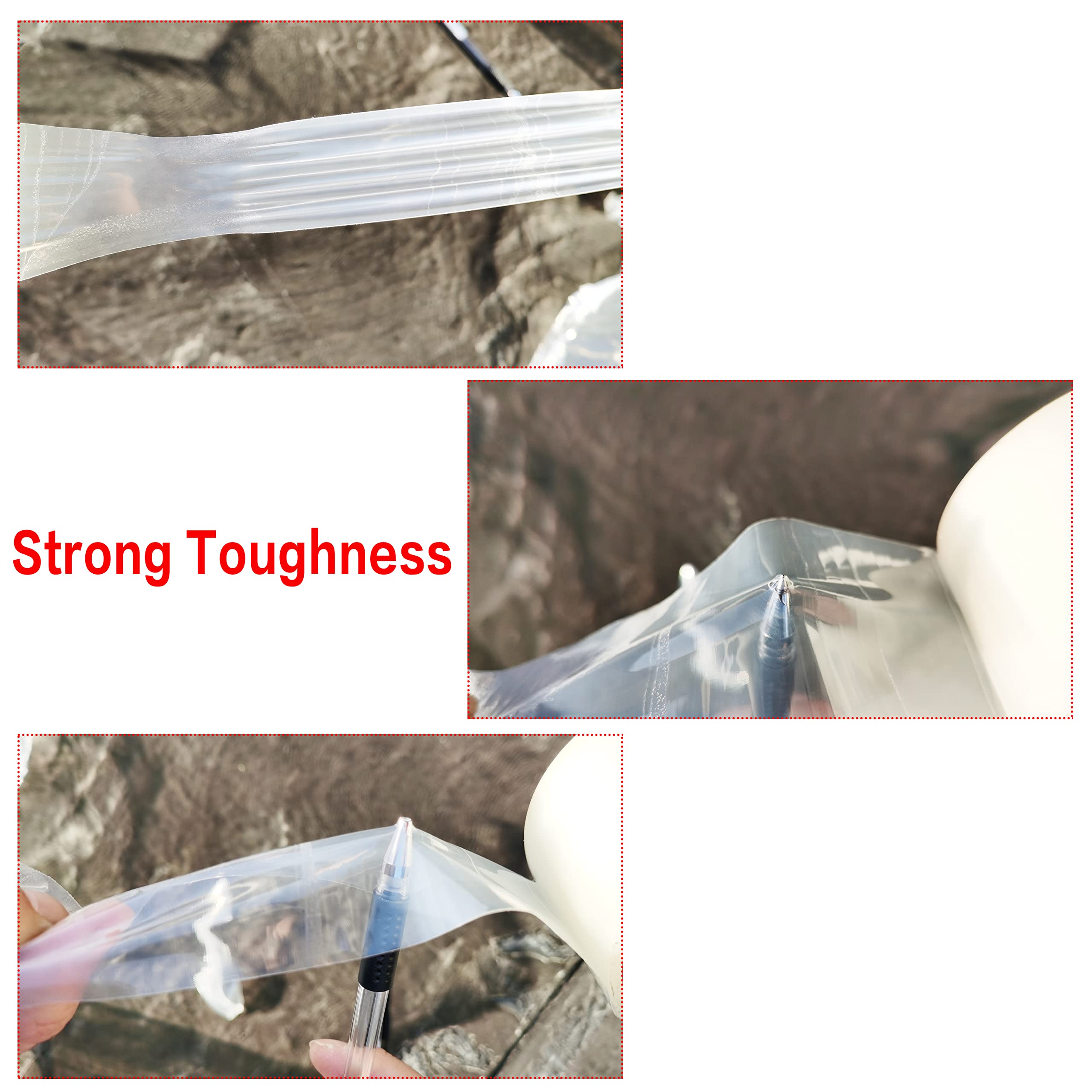 HFS(R Greenhouse Repair Tape Polyethylene Film Tape for Sealing and Seaming 3INX54FT 6 Mil - Image 5