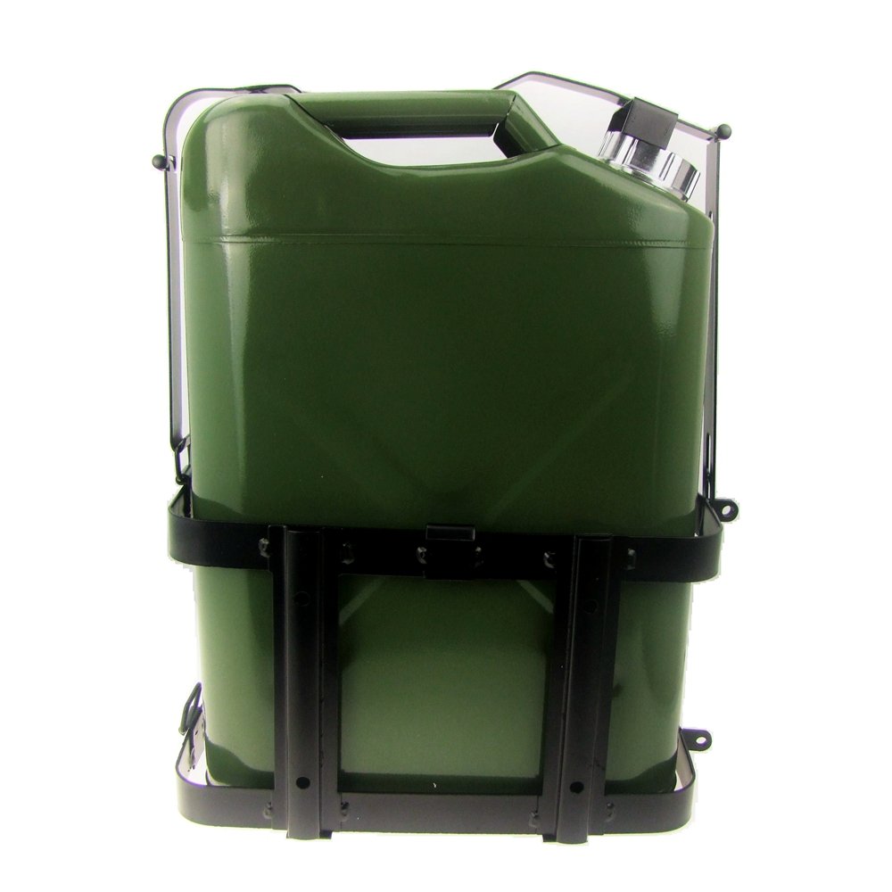 HFS (R) Metal Gas Can Holder with Locking Clasp - Fits 5 Gallon Cans - for American Jeeps and Outdoor Activities - Image 4