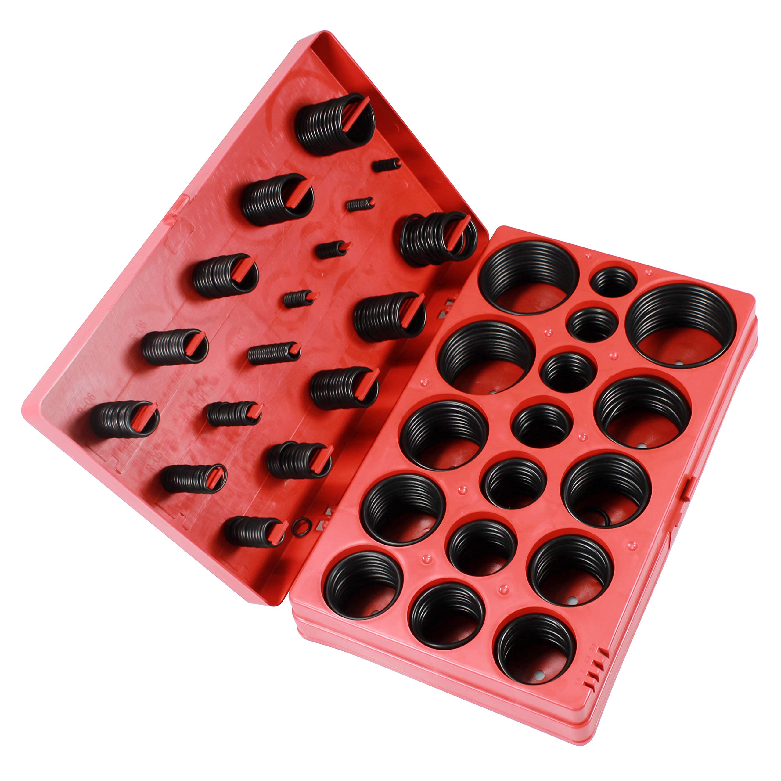HFS(R) Rubber O-Ring Assortment Kit 407 PCS Automotive Seal Rubber Gasket Universal Replacement O-Rings (SAE) - Image 5